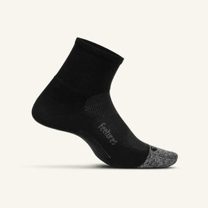 גרבי ריצה וספורט Elite Light Cushion Quarter Sock - Black