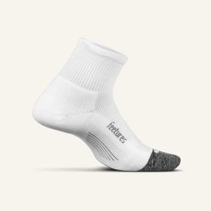 גרבי ריצה וספורט Elite Light Cushion Quarter Sock - White