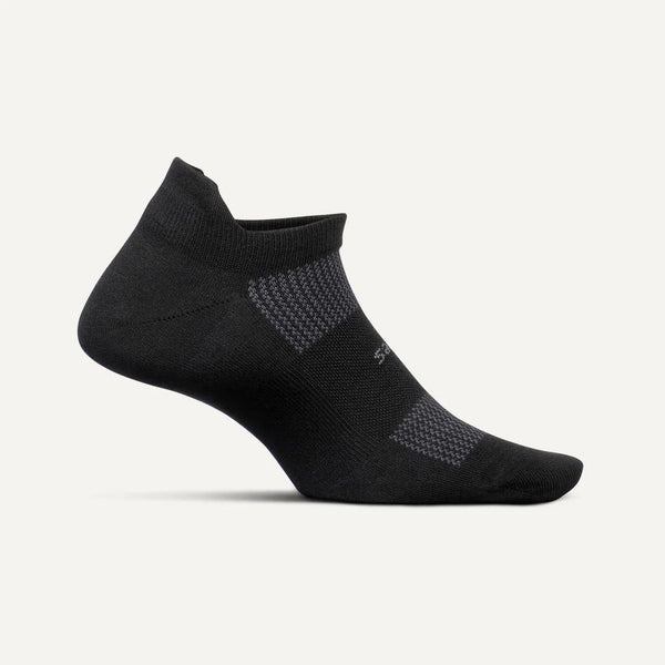 High Performance Ultra Light No Show Tab Sock Black|גרבי ריצה וספורט קצרות - Black