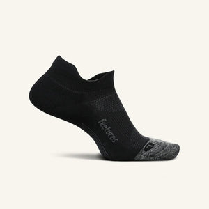 גרבי ריצה וספורט קצרות Elite Light Cushion No Show Tab Sock - Black