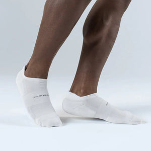 High Performance Ultra Light No Show Tab Sock White|גרבי ריצה וספורט קצרות - לבן