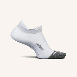 גרבי ריצה וספורט קצרות Elite Ultra Light No Show Tab Sock - לבן