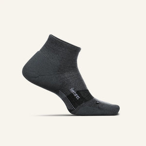 Merino 10 Ultra Light Quarter גרבי ריצה וספורט - Gray