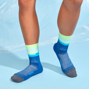 Elite Light Cushion Mini Crew - Blue