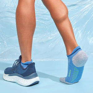 Elite Max Cushion No Show Tab - Blue