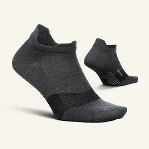 Merino 10 Ultra Light No Show גרבי ריצה וספורט - Heather Grey