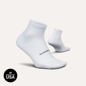 High Performance Ultra Light Cushion Quarter Socks White|גרבי ריצה וספורט - white