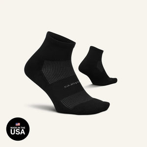 High Performance Ultra Light Cushion Quarter Socks black|גרבי ריצה וספורט - Black