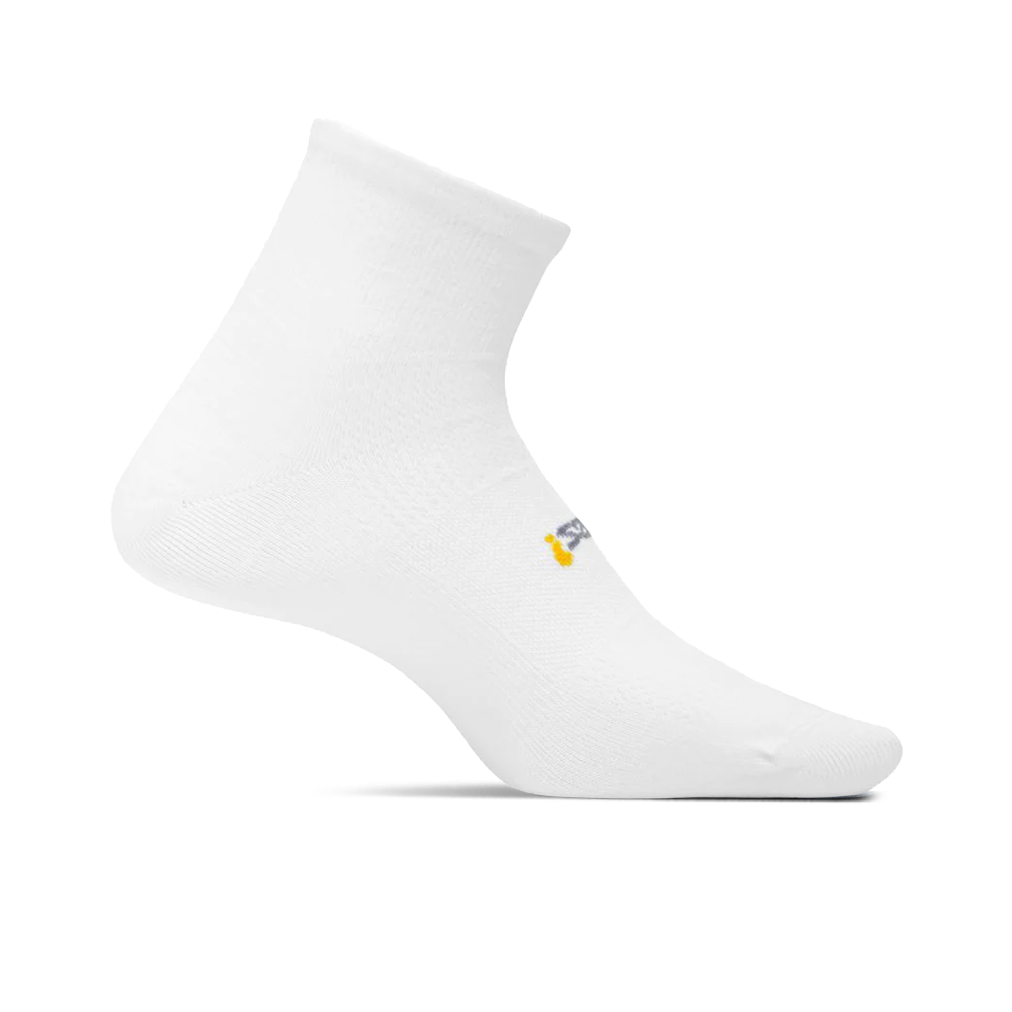 High Performance Ultra Light Cushion Quarter Socks White|גרבי ריצה וספורט